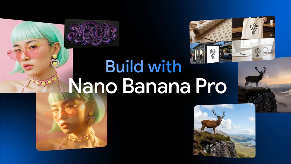Official Nano Banana Pro creative montage