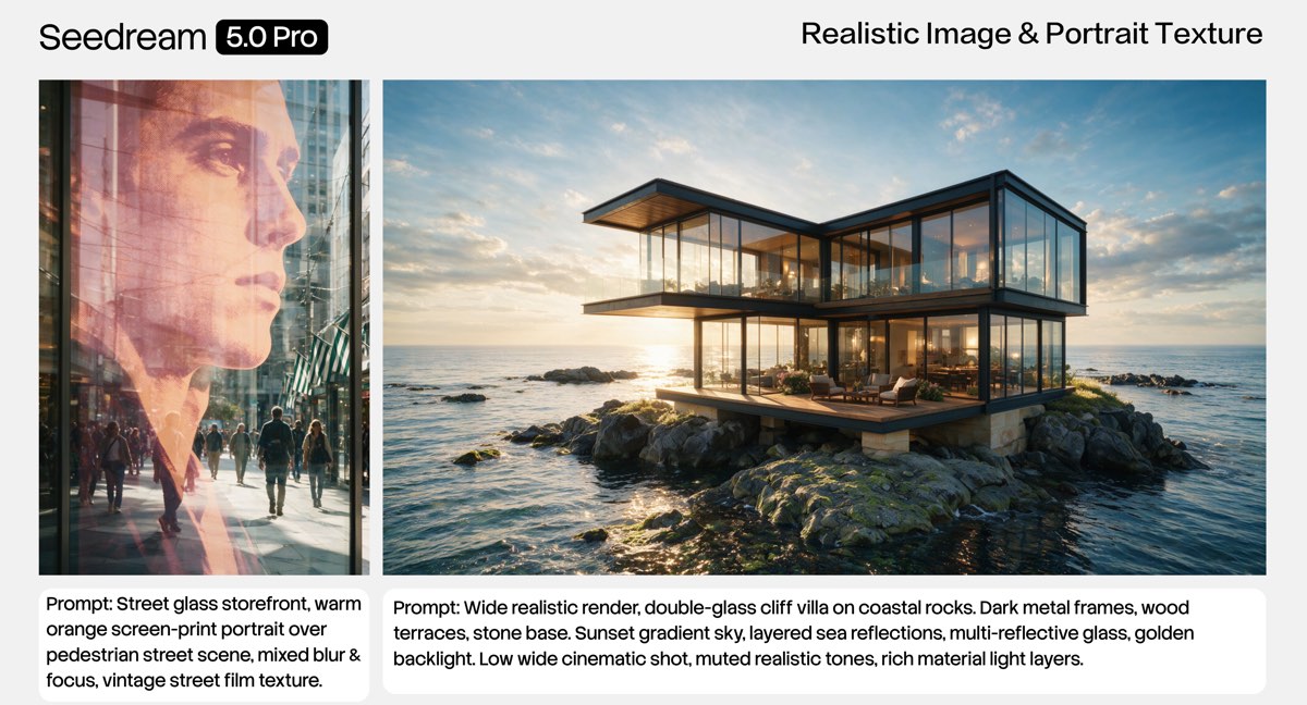 Seedream 5.0 Pro realistic image and portrait example